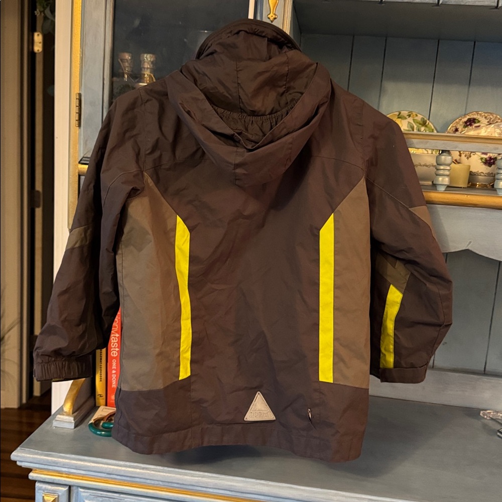 L.L. Bean Jacket with Yellow Accent Panels - Picture 4 of 5